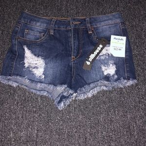 Brand new jean shorts.